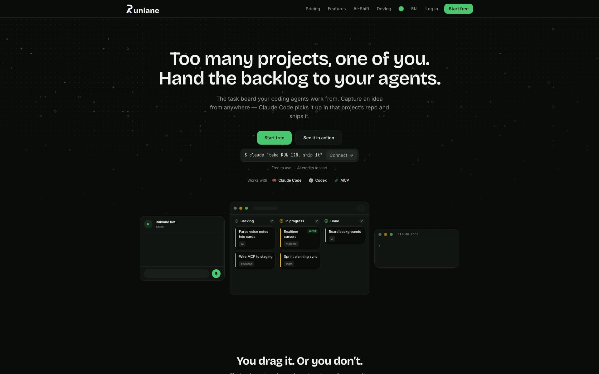 runlane.run — production screenshot